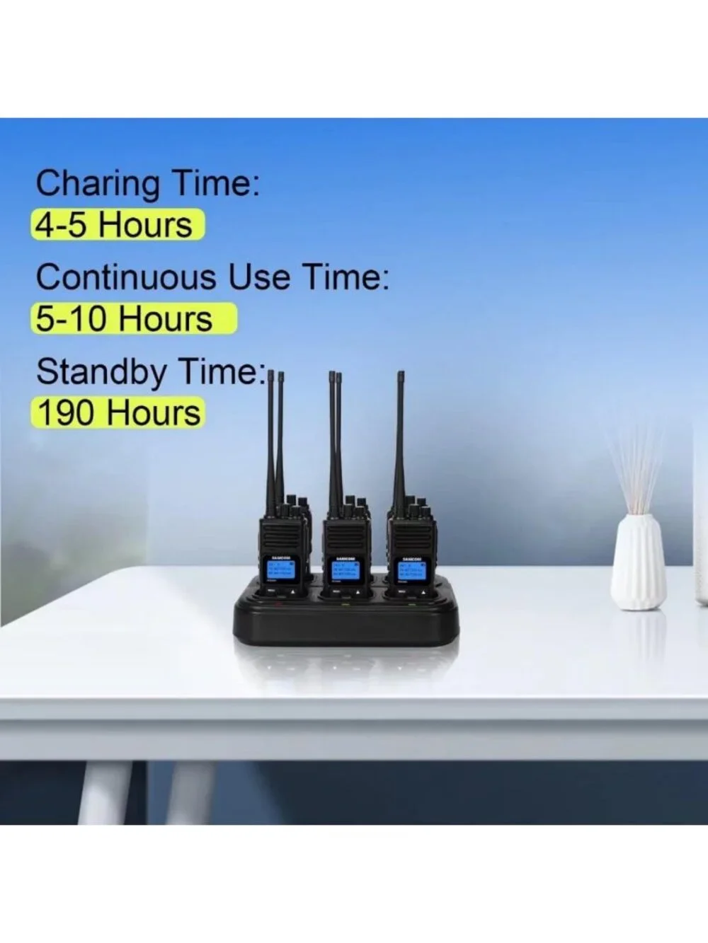 Multi-Device Charging Station Organizer - 6 Way Fast Charger, 60W Power Hub